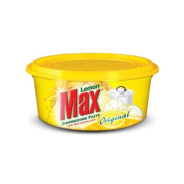 Lemon Max Lemon (Yellow) Dishwash Paste (Tub) 200 Gm