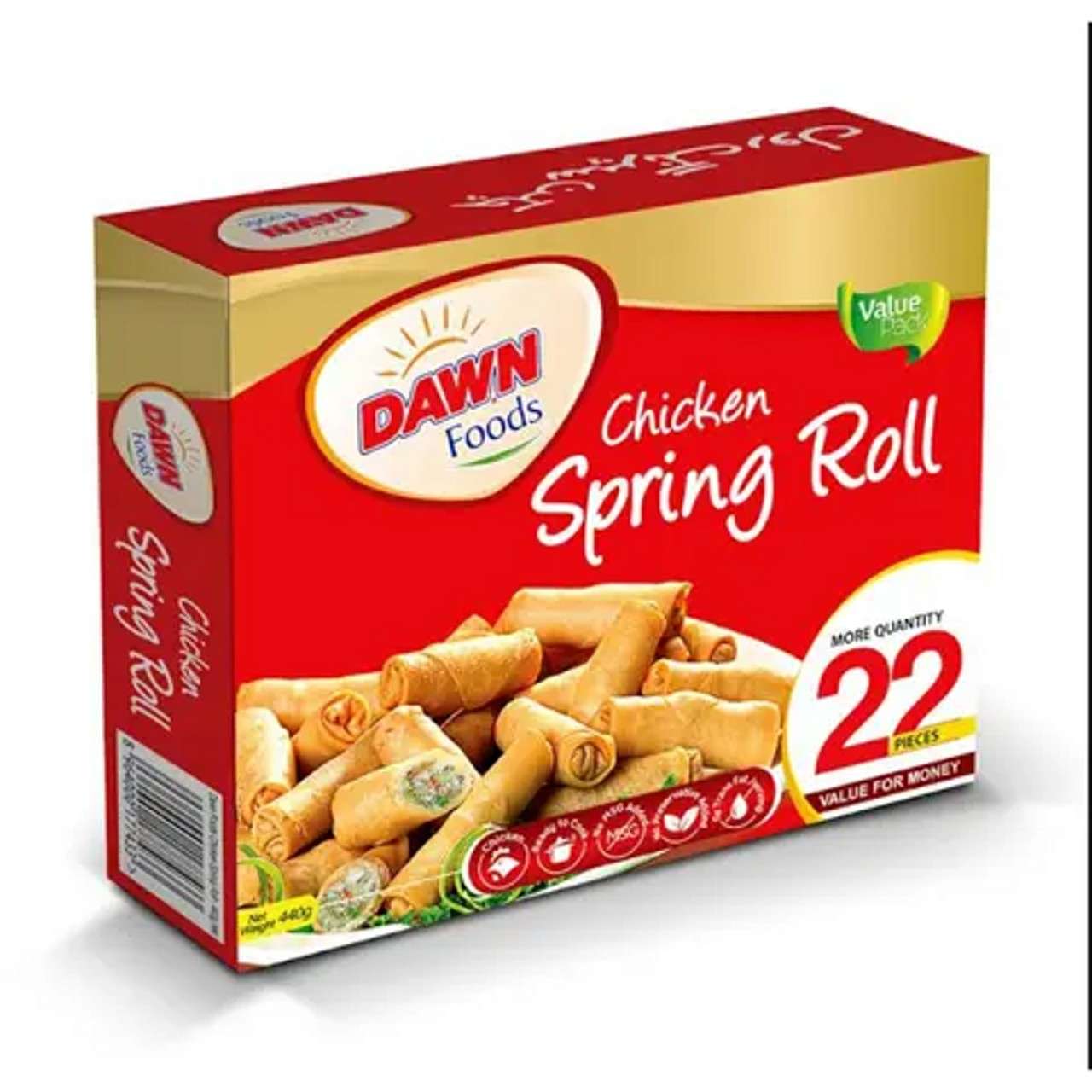 Dawn Foods Chicken Spring Roll 440g