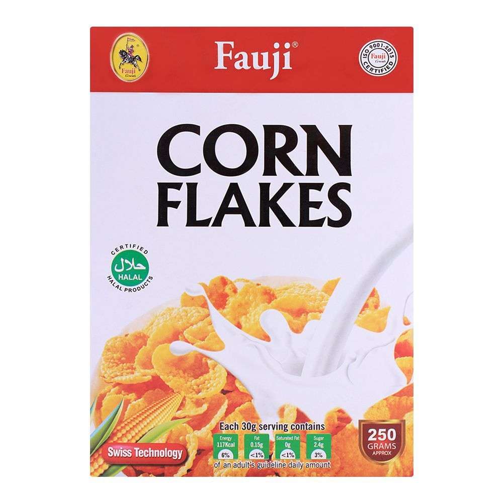 FAUJI CORN FLAKES CEREALS 250 GM