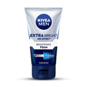 Nivea Men Extra Bright 10x Effect Brightening Foam - 100g